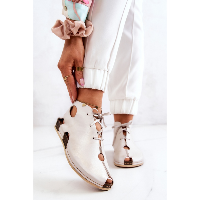 Maciejka 03426-25 Ljus skinnstövlar Ljus beige 1