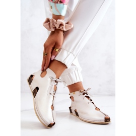 Maciejka 03426-25 Ljus skinnstövlar Ljus beige 2