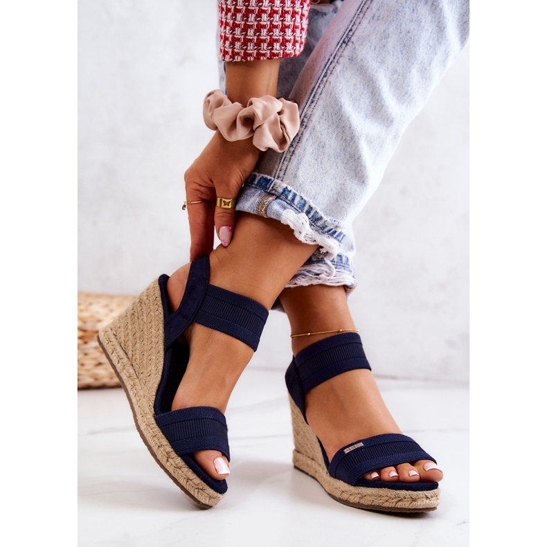 Damsandaler på Kil Big Star JJ274977 Marinblå 2