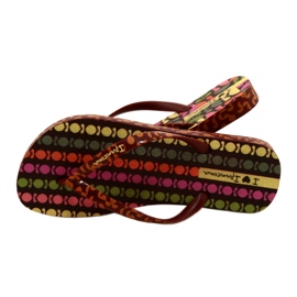 Women's Sem Igual Pop Ipanema Flip Flights 26627 25903 brun 3