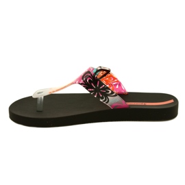 Ipanema 26721 26208 Svarta fritidsdamtofflor blå orange rosa 1