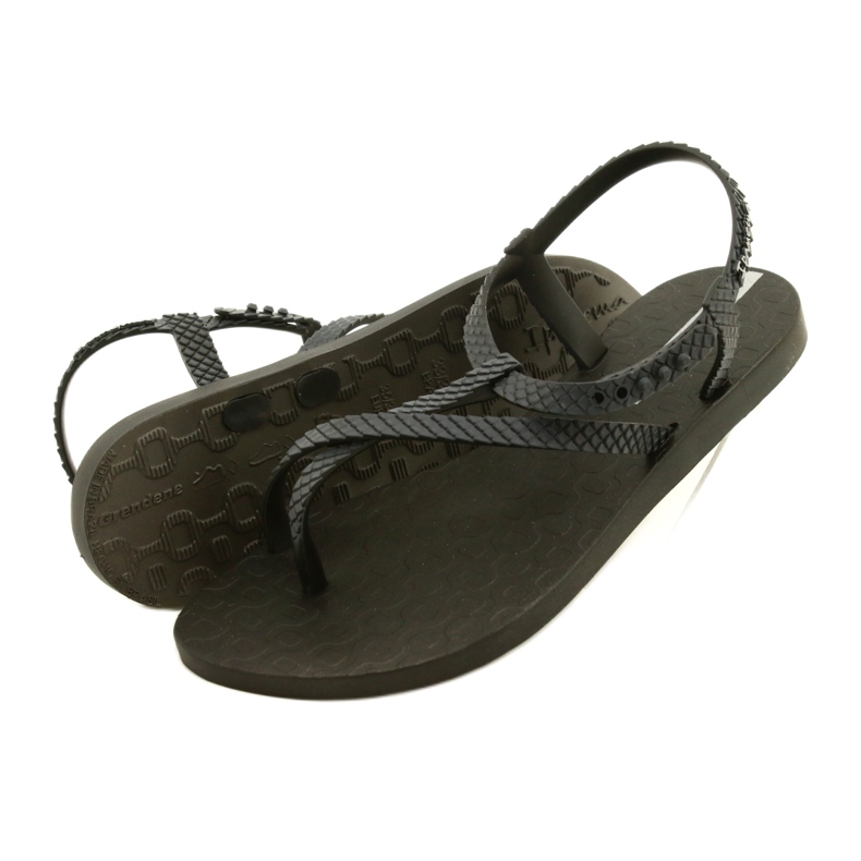 Sandaler Rzymianki Svart / Mörkgrå Ipanema 82931 21122 4