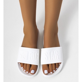 Vita Big Star DD274A268 tofflor för kvinnor 1