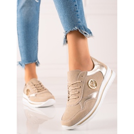 Filippo Beige läder sneakers 1