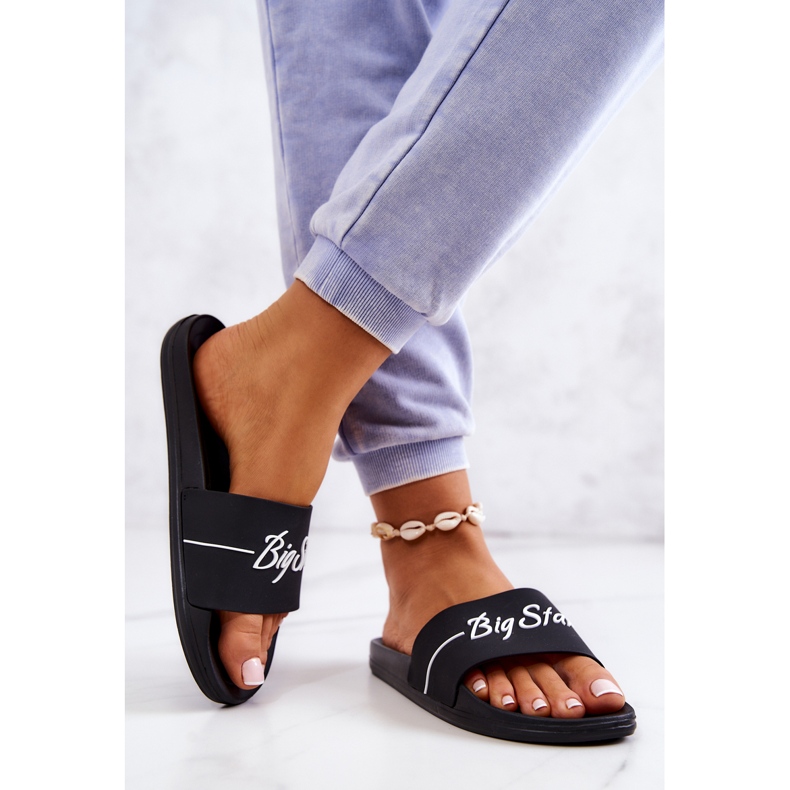 Klassiska gummitofflor Big Star JJ274A300 Svart 2