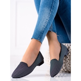 TRENDI Klassiska Lords med mönster svart 1