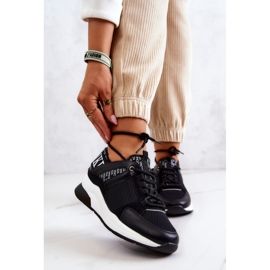 Vinceza Sportskor Sneakers På Wedge Svart Lorey 1