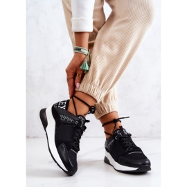 Vinceza Sportskor Sneakers På Wedge Svart Lorey 2