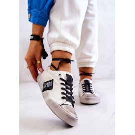 Sneakers för kvinnor Big Star JJ274350 Vita och svarta sneakers 1