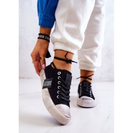 Damsneakers Sneakers Big Star JJ274354 Svart-Vit 1