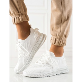 Trendiga sportskor vit 2