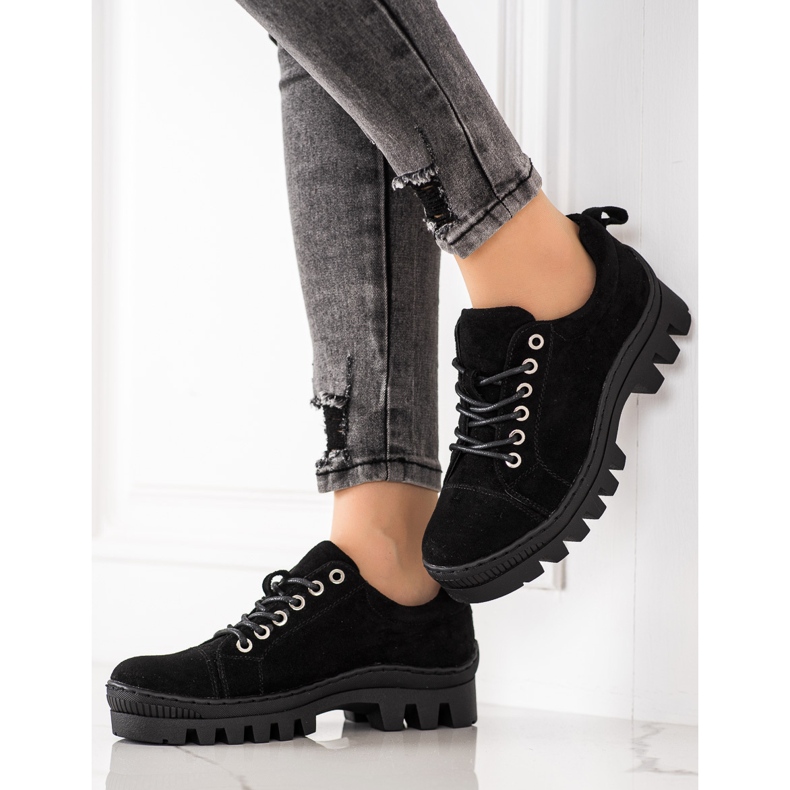 S. BARSKI S.BARSKI Plattformsskor svart 2