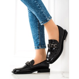 S. BARSKI Eleganta S.BARSKI mockasiner svart 1