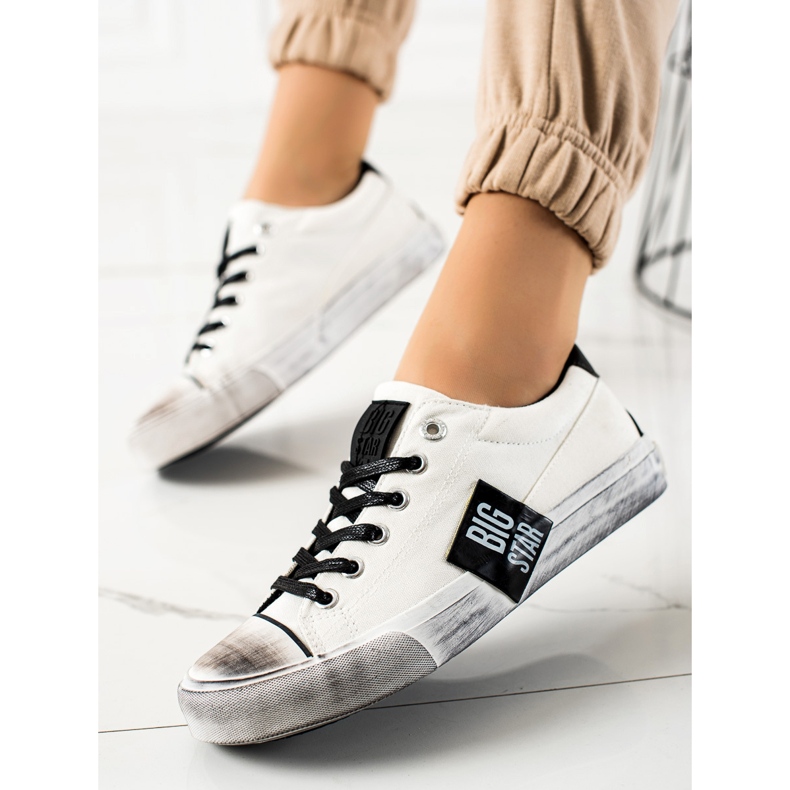 Big Star Sneakers dam JJ274350 vit 2