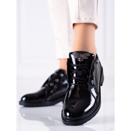 S. BARSKI Snörskor S.BARSKI svart 1