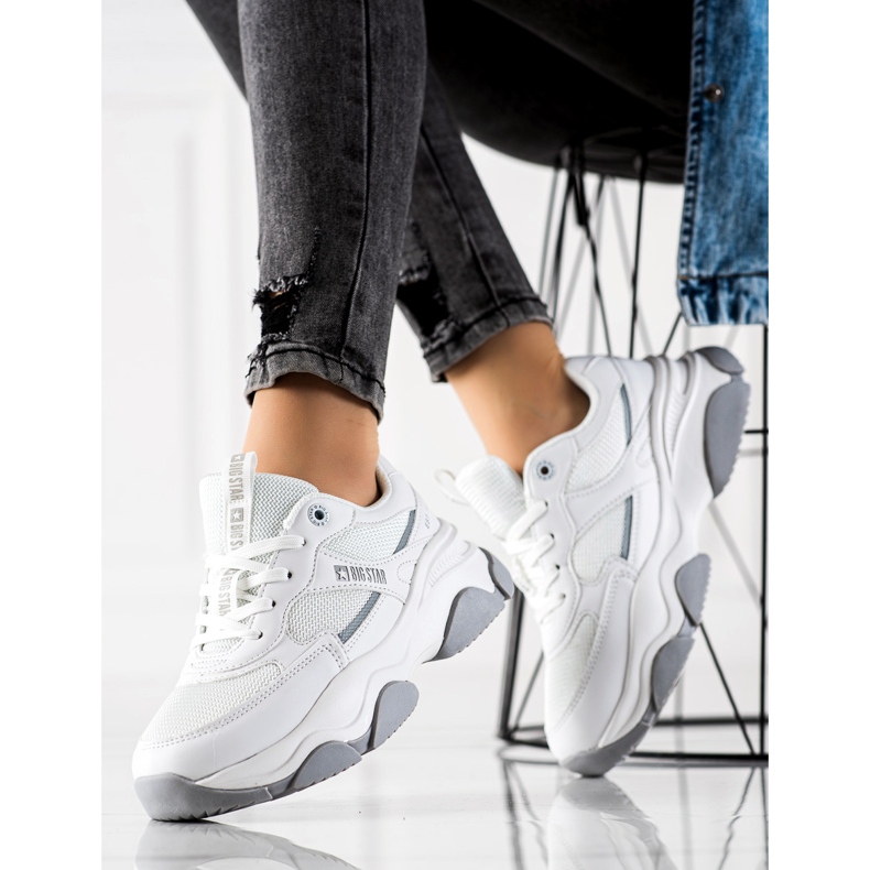 Sneakers för damer Big Star JJ274579 vit 1