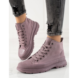 Forever Folie Viola sneakers på plattformen violett 1