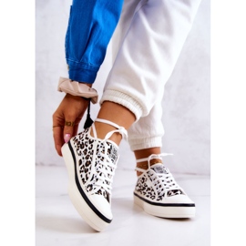 Sneakers dam Pantera Big Star JJ274615 Vit 2