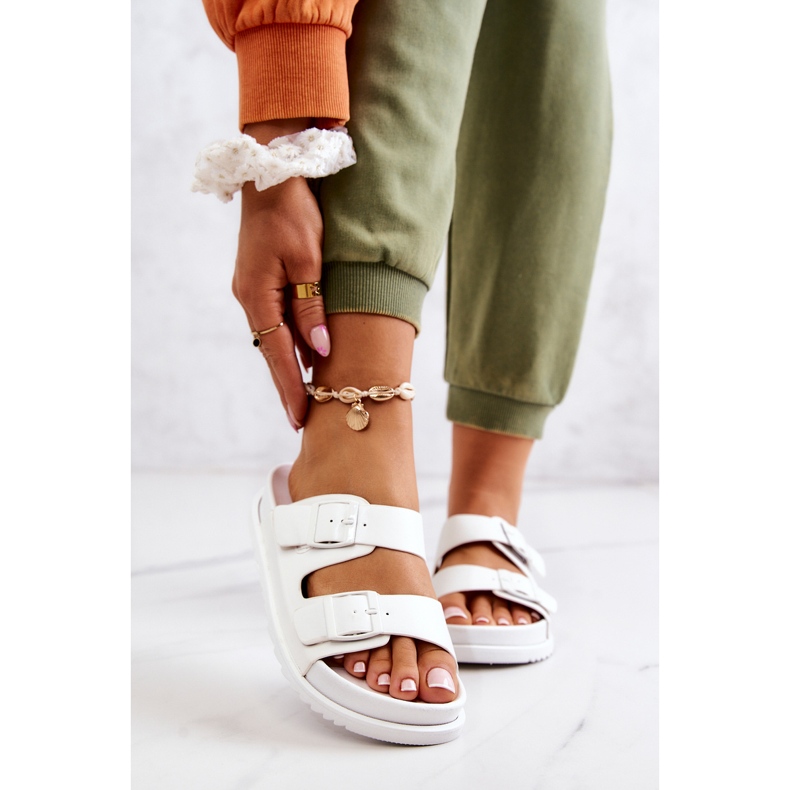 S.Barski Vita Corina gummitofflor med spänne 2