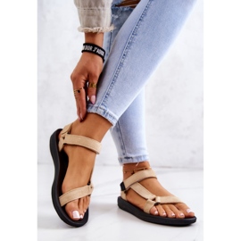 PM1 Sportsandaler i mocka dam Beige Harris 2