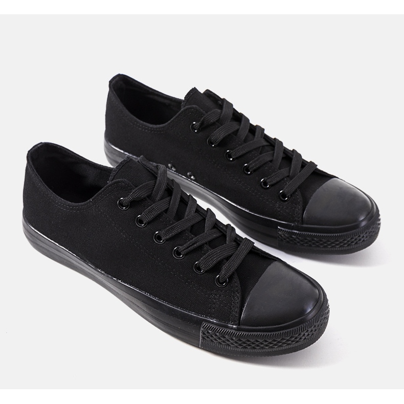 Black Molder herrsneakers svart 1