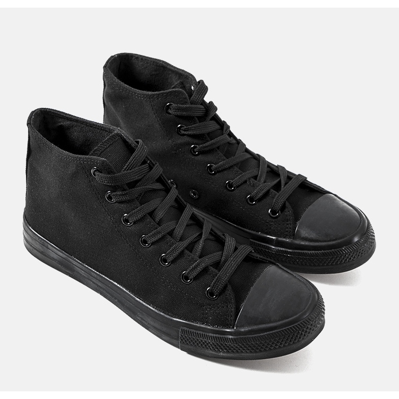 Svarta Paus ankelsneakers 1