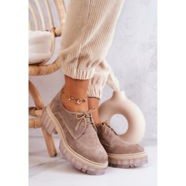 Fashionabla mocka Loafers Beige Lauriss 2