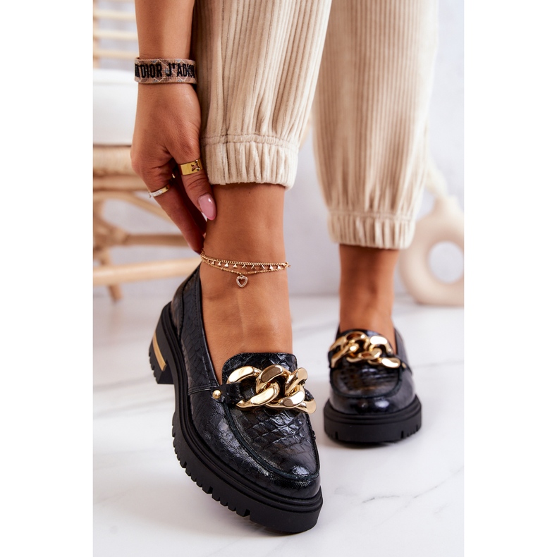 PA2 Dam Loafers Läder Loafers Svart Mollie 2