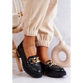 PA2 Dam Loafers Läder Loafers Svart Mollie 1