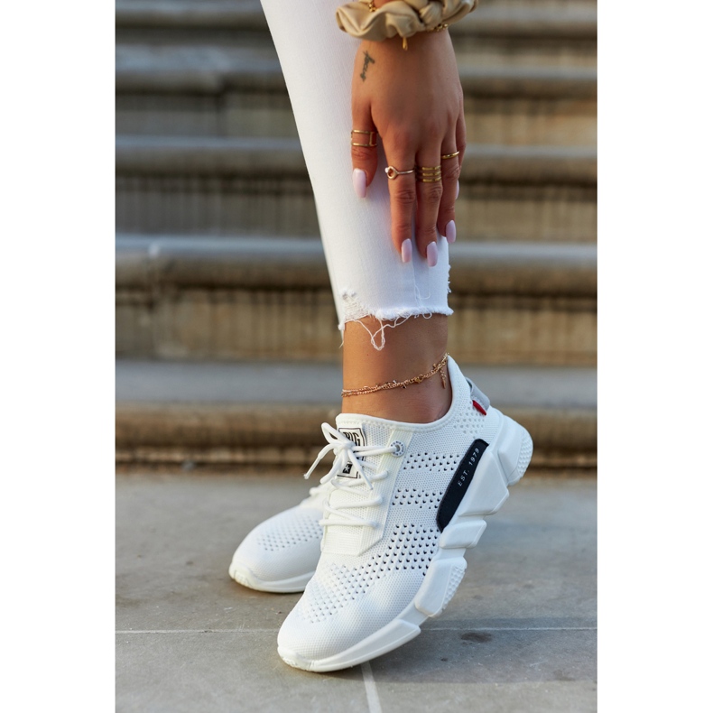 Sportskor dam Memory Foam Big Star JJ274271 Vit 2