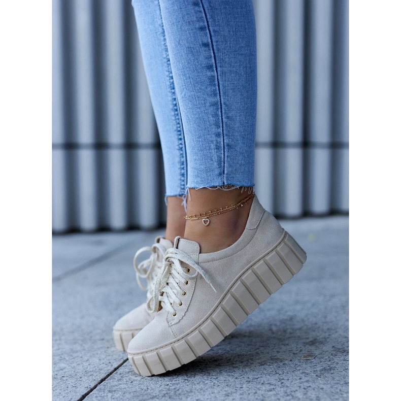 Lewski Shoes Mocka Skor Lewski Skor 3163 Ljus beige 2