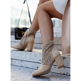 Lewski Shoes Genombrutna stövlar Lewski Skor 3166 Beige 1