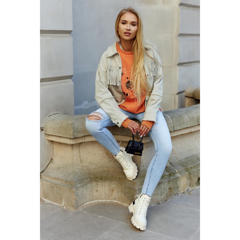 S.Barski Damsneakers, stövlar, ljusbeige Larina 1