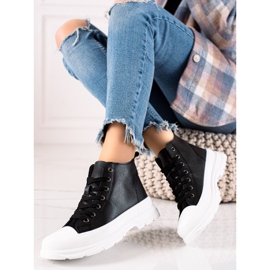 Forever Folie Trendiga höga sneakers svart 1