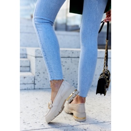 PA2 Dam Loafers Läder Loafers Beige Mollie 2