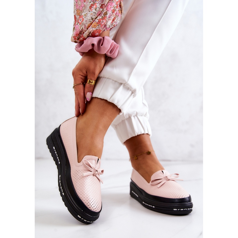 Vinceza Damläder Loafers Rosa Cannes 2