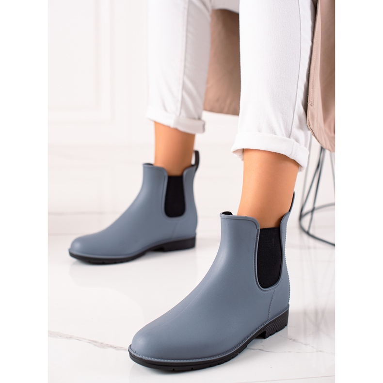 TRENDI Klassiska grå galoscher 1