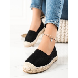 Bestelle Svart mocka Espadrilles 1