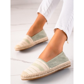 Anesia Paris Casual Espadrilles beige grön 2