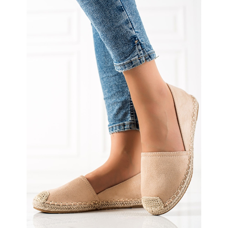 TRENDI Klassiska beige Espadrillos 1