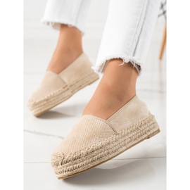 Bestelle Beige Espadrilles på plattformen 2