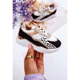 FR1 Sportskor för barn Sneakers Vita och Svarta Kizzie 1