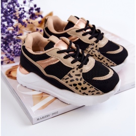 FR1 Sportskor för barn Sneakers svart och beige Kizzie 1