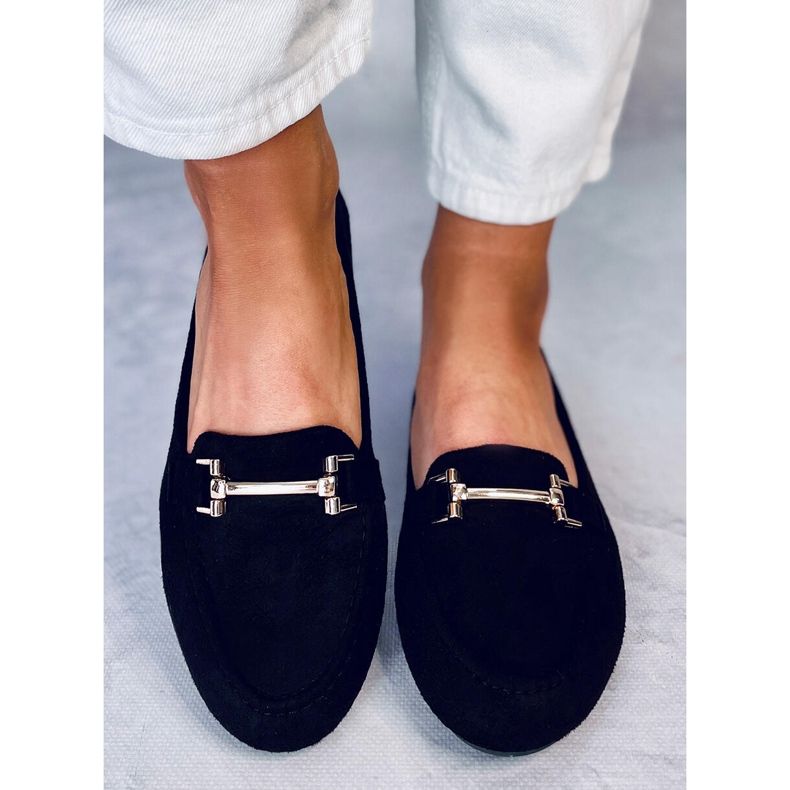 Kubra Black dam loafers svart 1