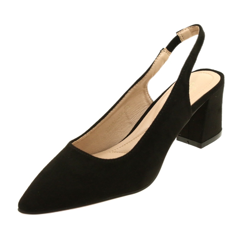 Elegant Mocka Pumps Evento 22SD98-4549 Svart 3