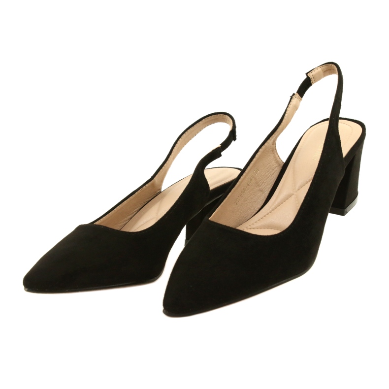 Elegant Mocka Pumps Evento 22SD98-4549 Svart 2