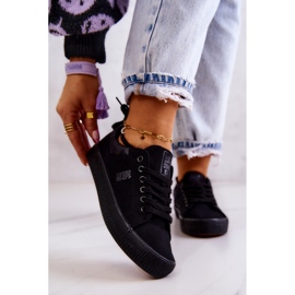 Låga sneakers för damer Big Star JJ274563 Svart 1