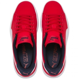 Puma Smash v2 Buck High Risk skor 365182 07 röd 1