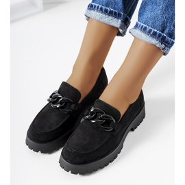 Svarta skor på tjock Nelis sula 1