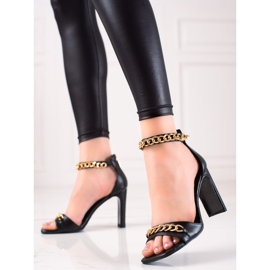 W. Potocki Eleganta Potockisandaler svart 1